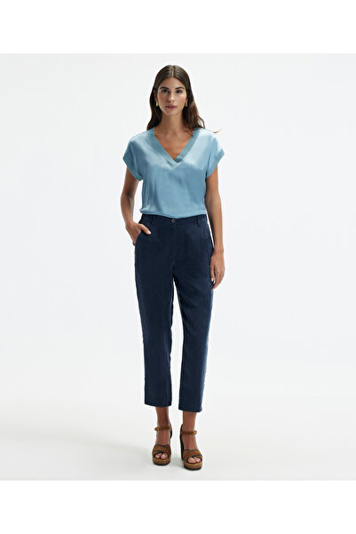 Yargıcı Dar Paça Cropped Pantolon