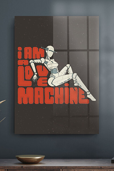 Decovetro Tablou din sticlă Cyberpunk Love Machines