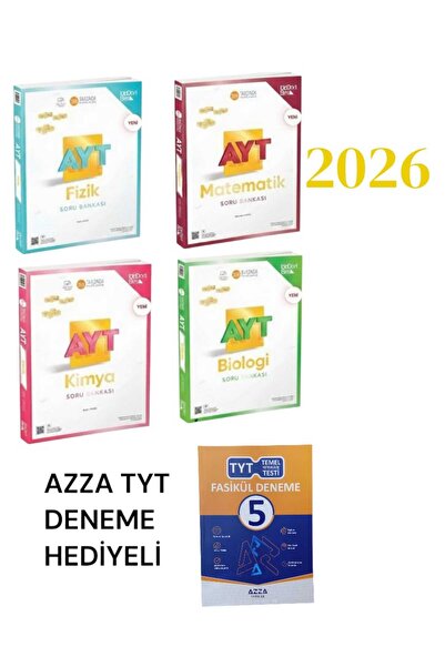 Üç Dört Beş Yayıncılık 345-2026 Ayt Matematik Fizik Kimya Biyololoji Soru Ban...