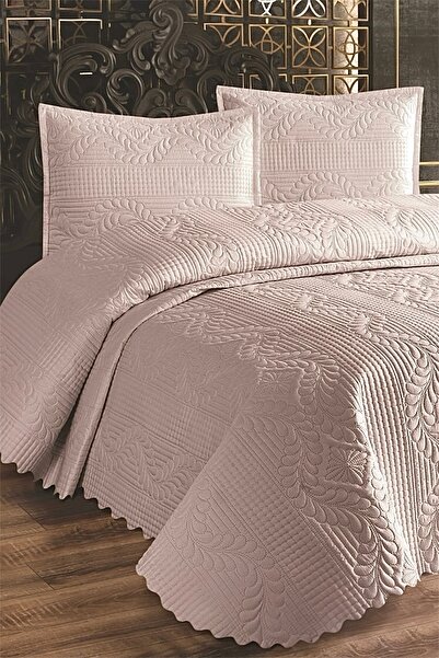 REYS Kapitoneli Çift Kişilik Yatak Örtüsü Takımı 230x250 50x70 2 Adet Yastık ...