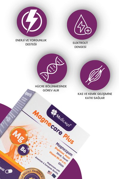 MedicaGo Magnecare Plus 60 kapsül