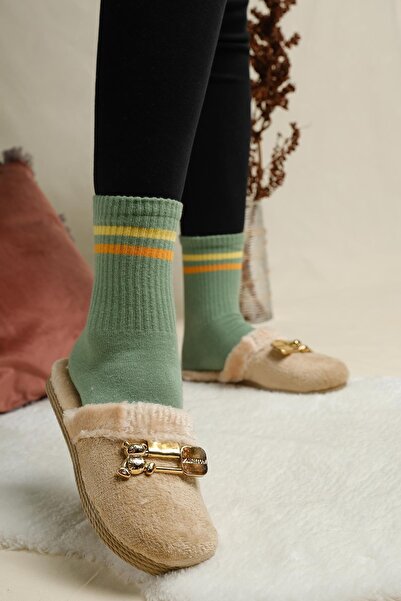 SUNSTEP Papuci de casă de iarnă Papuci de casă de damă cu pietre Papuci de oa...