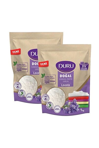Duru Doğal Kaynaklı Granül Sabun Lavanta 1 kg x2
