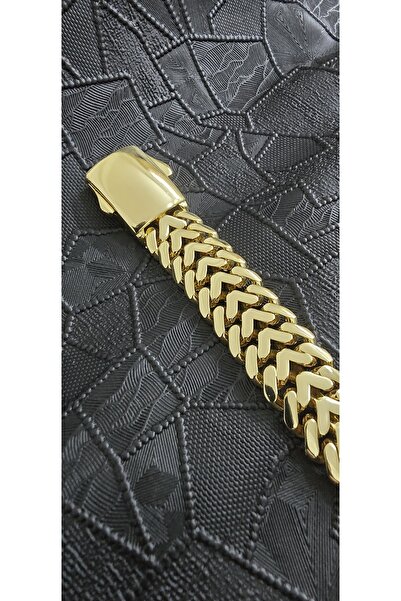 14 K Gold kaplama unisex gurmet bileklik takı bijuteri