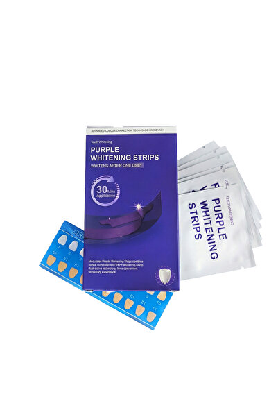 GRITUAL Set 14 Benzi Albire Dinti Mov cu Tehnologie PAP+ 18%, Fara Peroxid, Z...