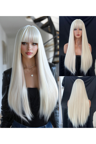 REMY HAİR Uzun Düz Perçemli Peruk VİP SERİ