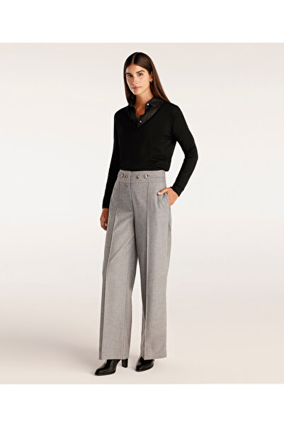 Yargıcı Düğme Detaylı Pantolon