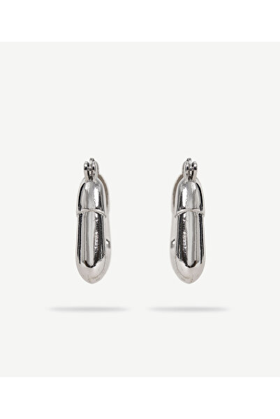 Yargıcı Asymmetric Silver Earrings