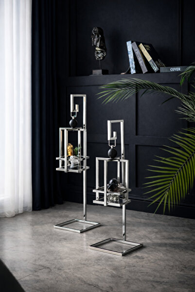 FERROVIA METAL AKSESUAR CAMLI EV DEKORASYON AKSESUARI KAPLAMALI