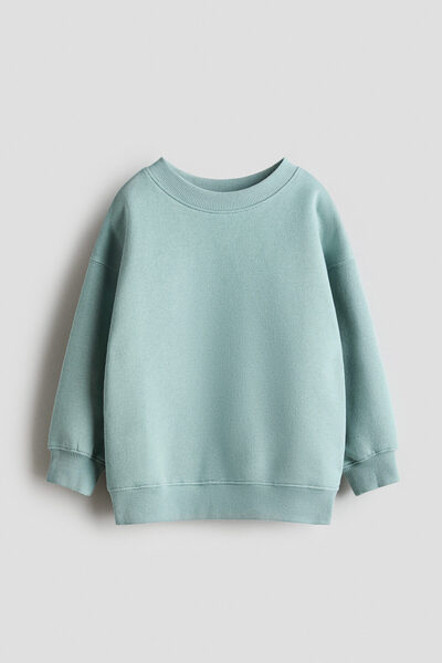 H&M İçi Tüylü Oversize Sweatshirt