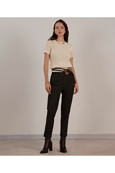 Yargıcı Beli Lastikli Pantolon