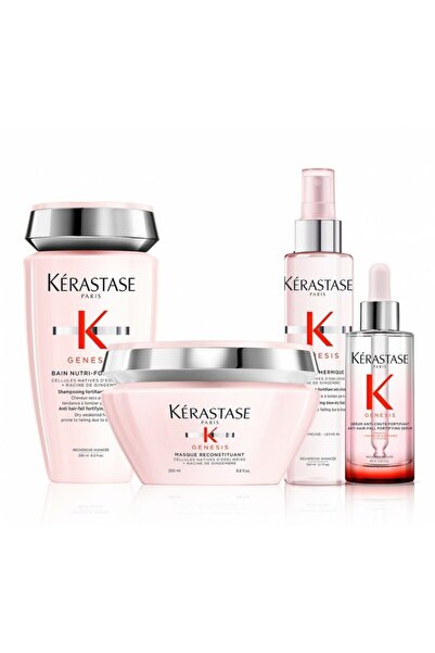 Kerastase Genesis Dökülme Önleyici Şampuan 250 Ml + Maske 200ml +thermique Sp...