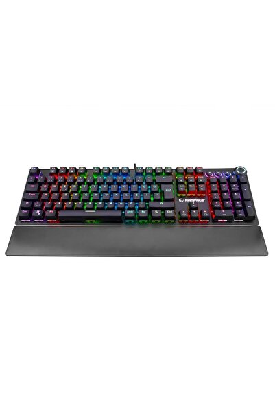 Rampage KB-R92 Thunder Kırmızı Switch RGB Bilek Destekli Mekanik Oyuncu Gaming Klavye
