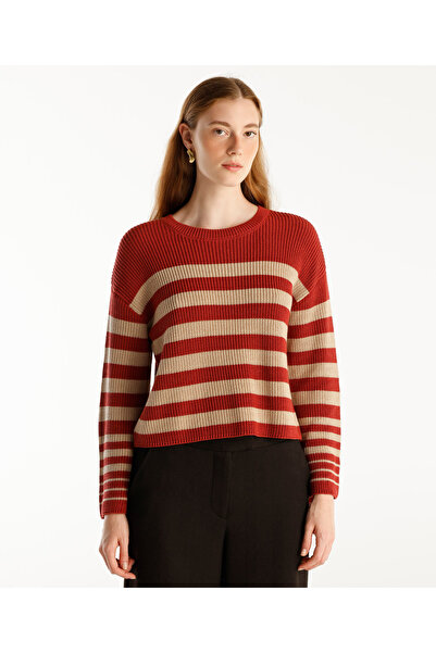 Yargıcı Bisiklet Yakalı Geniş Kolu Kazak