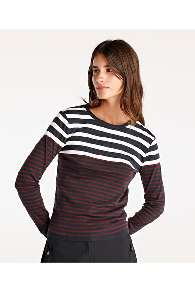 Yargıcı Renk Bloklu Triko