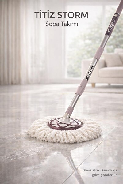 VENON Storm Yedek Sopa Set ♥️ Titiz ♥️Dönerli Set Sopa Takımı ♥️ MOR VEYA KRE...