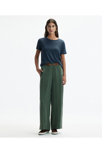 Yargıcı Bisiklet Yaka Takma Kol T-shırt