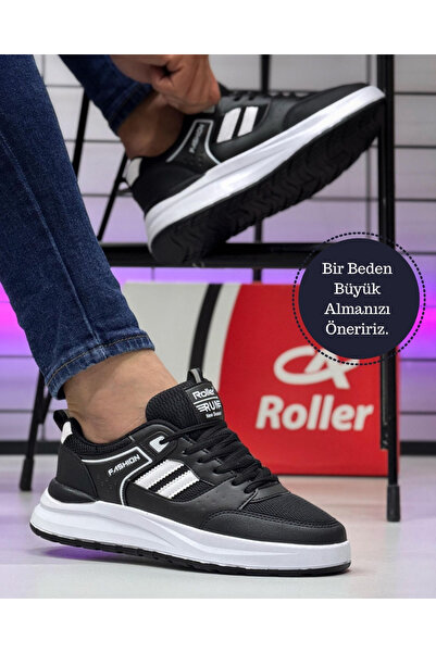 Roller Pantofi sport Anorak Fuspetli pentru bărbați - Negru Alb