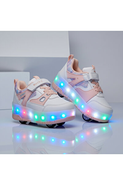 ROCKY PATENLİ IŞIKLI SPOR AYAKKABISI & TEKERLEKLİ SNEAKERS