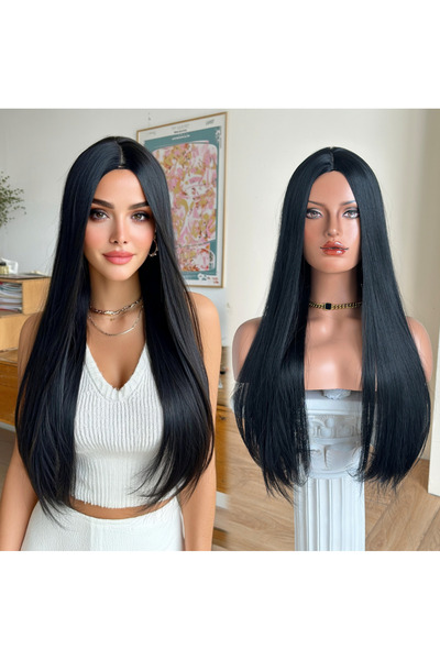 REMY HAİR Perçemsiz Uzun Düz Peruk