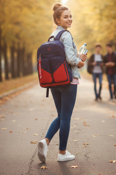 By Hakan My polo 2090 Okul çantası Sırt Çanta Günlük Gezi Spor Seyahat Tatil ...