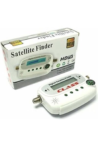 Derwell Class Acr120 Satfinder Lcd Ekran Pusulalı Dijital Uydu Bulucu Frekans Ayarlama Kanal Bulma Yeni