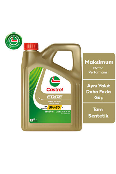 CASTROL Edge 5w-30 M 4 Litre 2024 Tarihli M Serisi Mercedes&bmv&audi&volkswagen