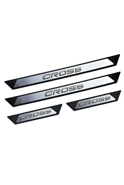 CarEste FİAT EGEA CROSS TÜM MODELLER UYUMLU STYLE KAPI EŞİĞİ 4 PARÇA ABS PASL...