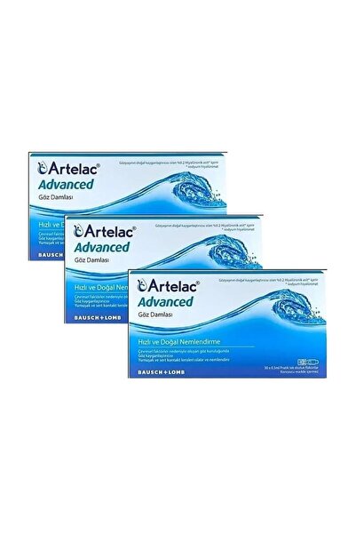 Artelac Advanced Göz Damlası 30 X 0,5 ml 3 Adet