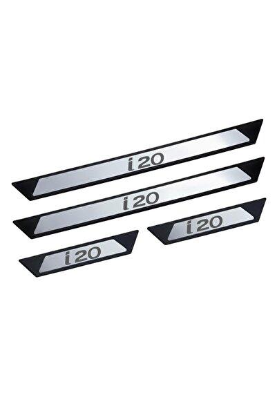 CarEste HYUNDAİ İ20 TÜM MODELLER UYUMLU STYLE KROM KAPI EŞİĞİ 4 PARÇA