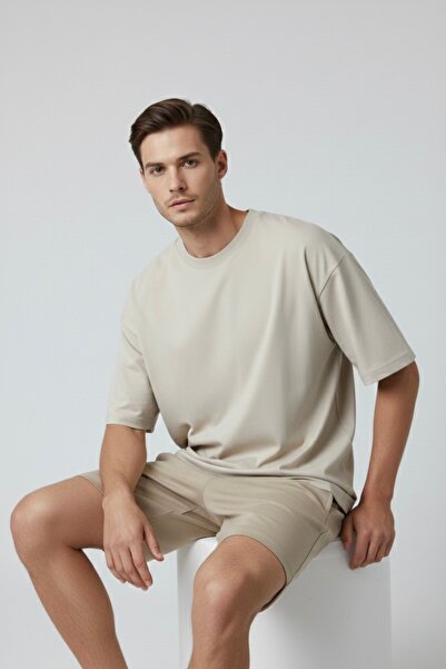 assef Tricou pentru bărbați supradimensionat Geniş croială bumbac 100% Soft t...