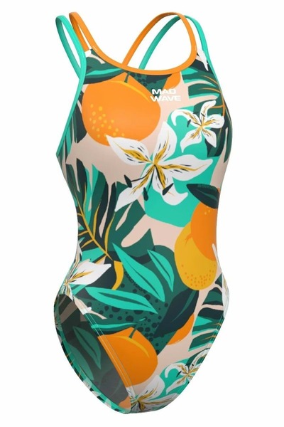 Mad Wave Mad Wace Kadın Mayo Crossback Anti-chlor K7 - Renkli - L/40 BEDEN