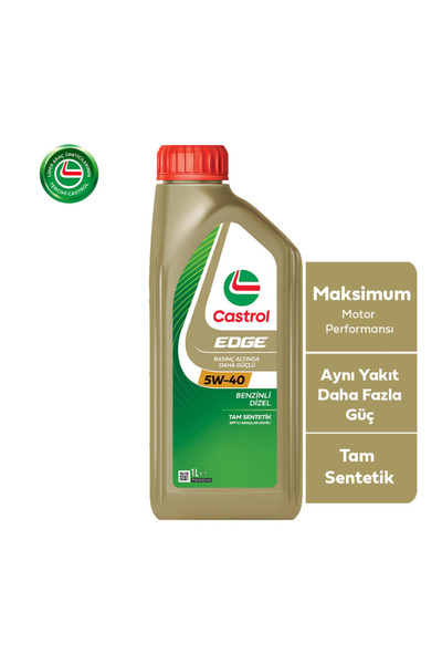 CASTROL Edge 5W-40 Tam Sentetik 1 Litre Motor Yağı