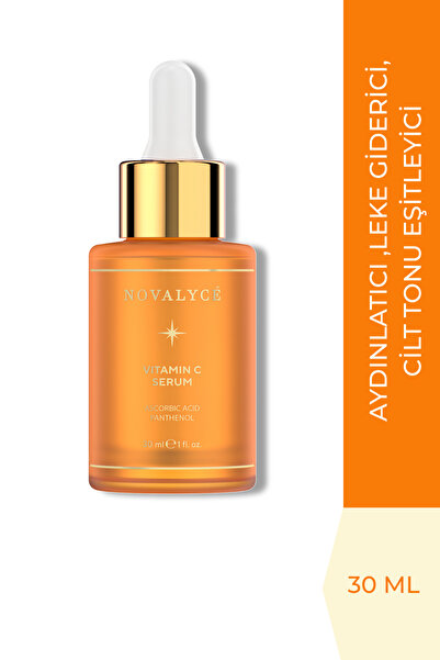 Novalyce Vitamin C Serum Aydınlatıcı Leke Karşıtı Ascorbic Acid & Vitamin B5 ...