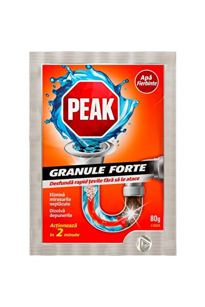 Peak WC Set 14 x Plicuri Granule Forte Desfundat Tevi Peak Out, Apa Fierbinte...