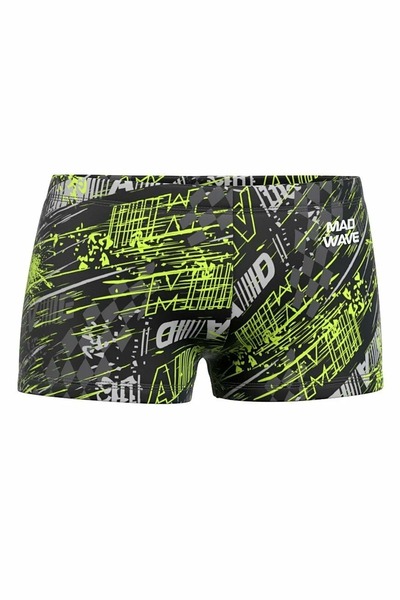 Mad Wave ملابس سباحة للأولاد Stalker junior L4 - أخضر أسود - XXL/14-15 سنة