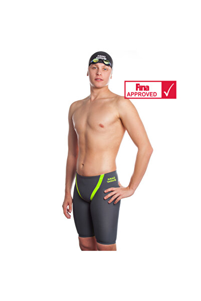 Mad Wave Madwave Erkek Yarış Mayosu CARBSHELL - Gri - XXXS