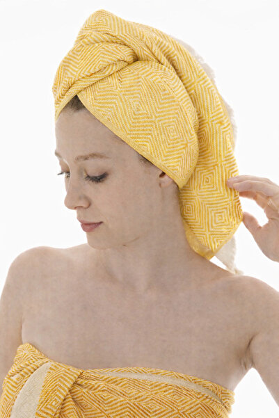 EMİLLİE Set de șapte cu diamante duble Muștar