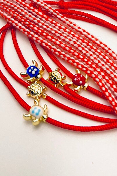 Concept HuBuTU Hediyelik 5 Adet Kartlı Jelatinli Şanslı Kaplumbağa Figürlü Lü...