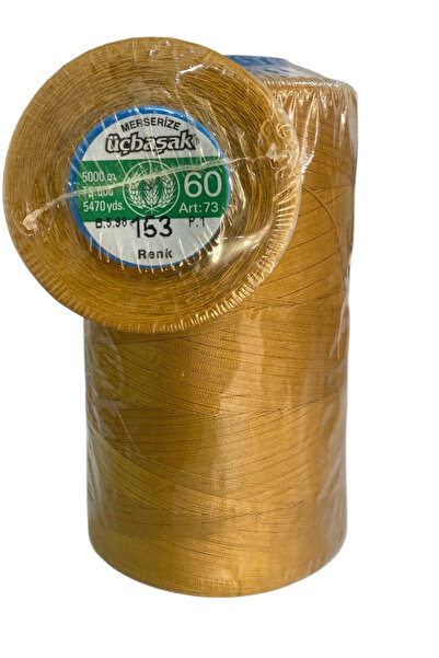 BİGÜMEX Ață de cusut Trefoil 60NO Ață de bumbac mercerizat 5000m 1 bucată