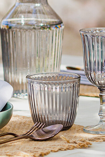 Rakle Splendid 4-Piece Water Glass Set Smoke 290 Cc