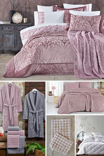 Elart Bahar Çeyiz Seti 21 Parça Gülkurusu