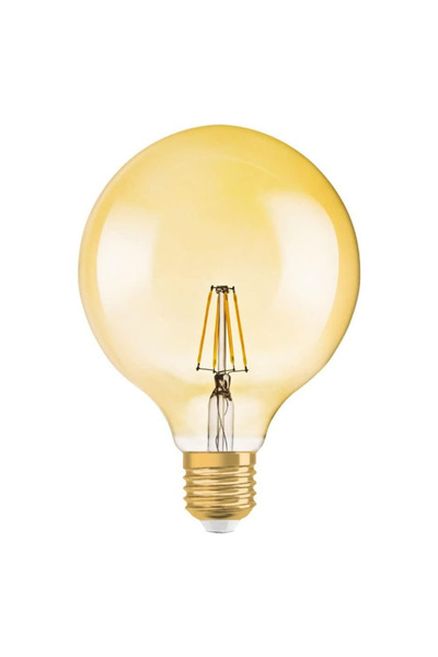 LightPlanet Bec LED E27 G125 6.5W 2700K Filament Lumina Calda