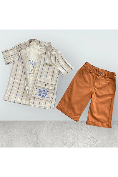 BİGÜMEX Boy's Shorts Summer Suit 3 Pcs