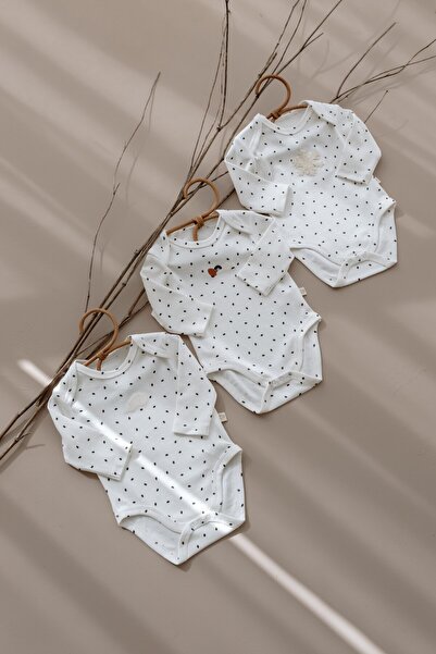 Oh La La Koala For Little Ones 3'lü Winter Serisi Uzun Kollu Çıt Çıtlı Body Z...