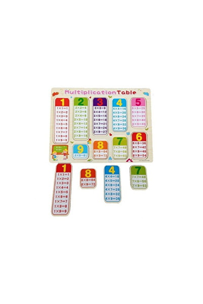 Star Master Wooden Puzzle Multiplication Table, +3 years