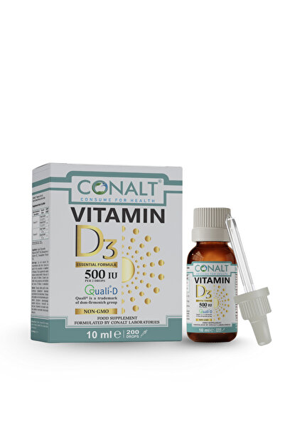 CONALT Vitamin D3 – Patentli D Vitamini İçeren Premium Takviye (10 ml Damla)
