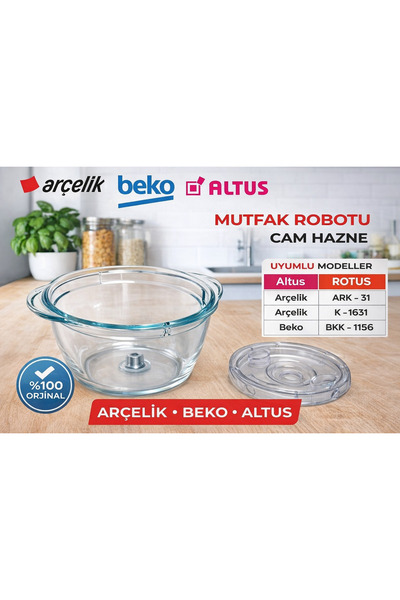 Beko Doğrayıcı Blender Valso Cam Kap