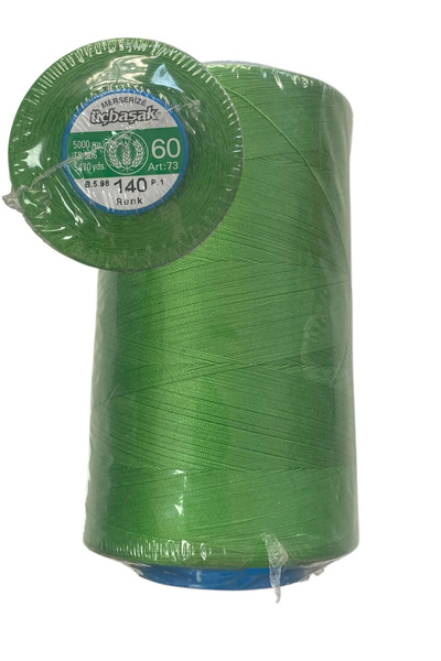 BİGÜMEX Ață de cusut cu trei vârfuri 60Nr Ață de bumbac mercerizată 5000m 1BUC