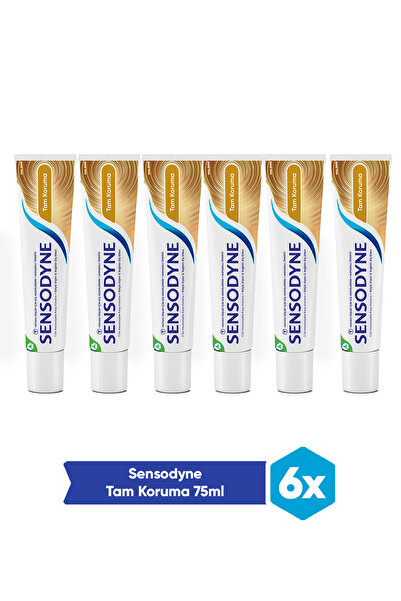 Sensodyne Tam Koruma Diş Macunu 75ml X6 Adet